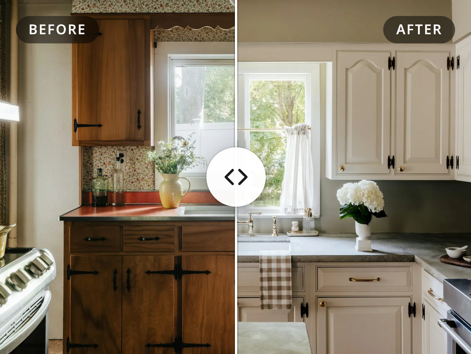 Before/After Slider, settled frame