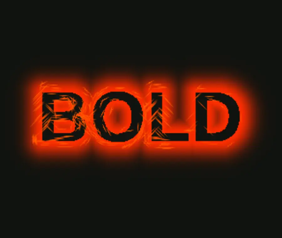 Iron Filings, type effect, still frame