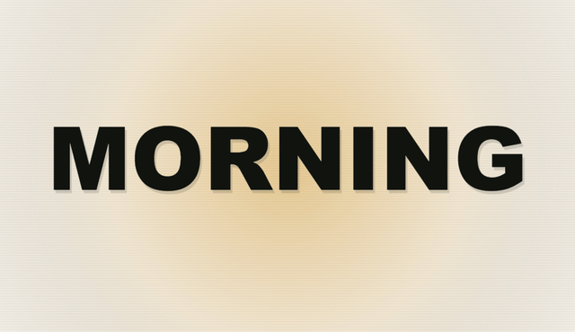 Preview of Sun Paper — MORNING